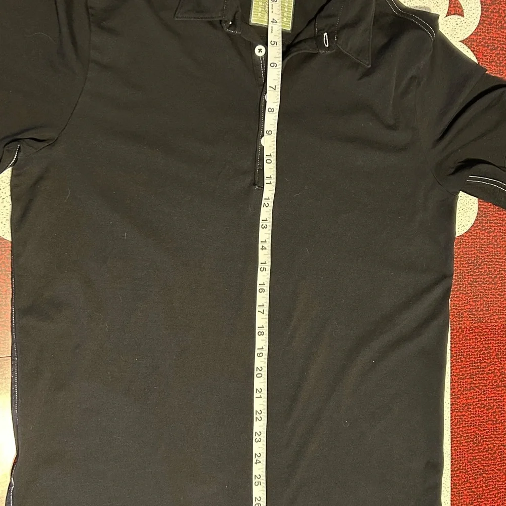 Tommy Bahama 🏆🦅NFL Eagles🦅🏆 Black Polo Shirt Short Sleeve - Picture 12 of 12